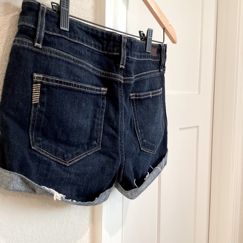 PAIGE Jean Shorts Jimmy Jimmy Size 27 Blue Denim - Picture 6 of 10